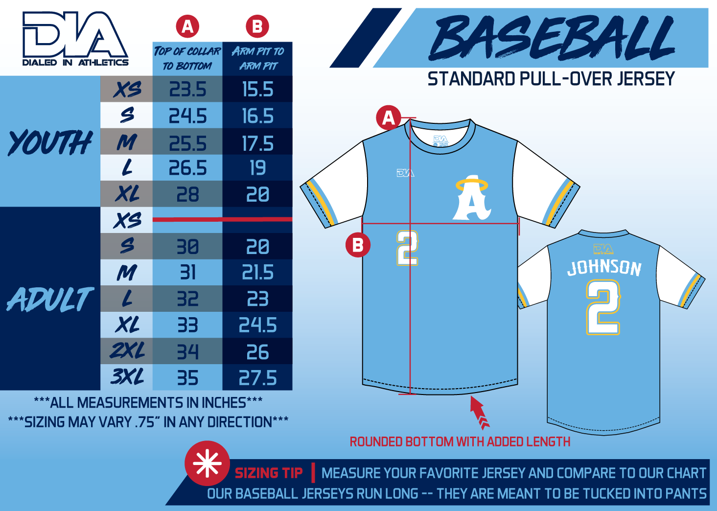 LBA Baseline Pullover Jersey