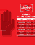 Rawlings Workhorse Compression Strap Batting Gloves WH25CBG