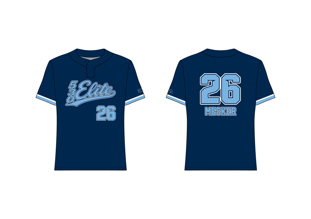 530 Elite Softball Stealth 2-Button Jersey 