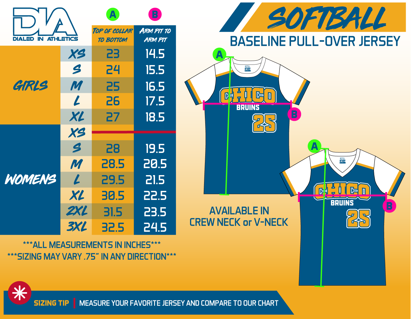 Bidwell Bombers Baseline Pullover Jerseys 