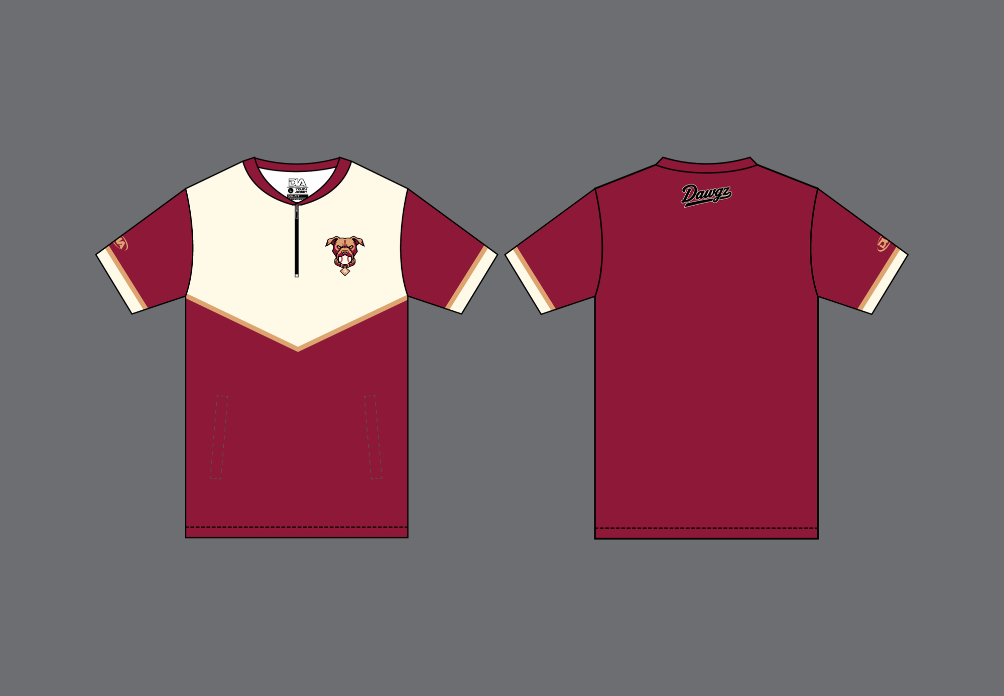 Diamond Dawgz Pro-Form Quarter Zip 