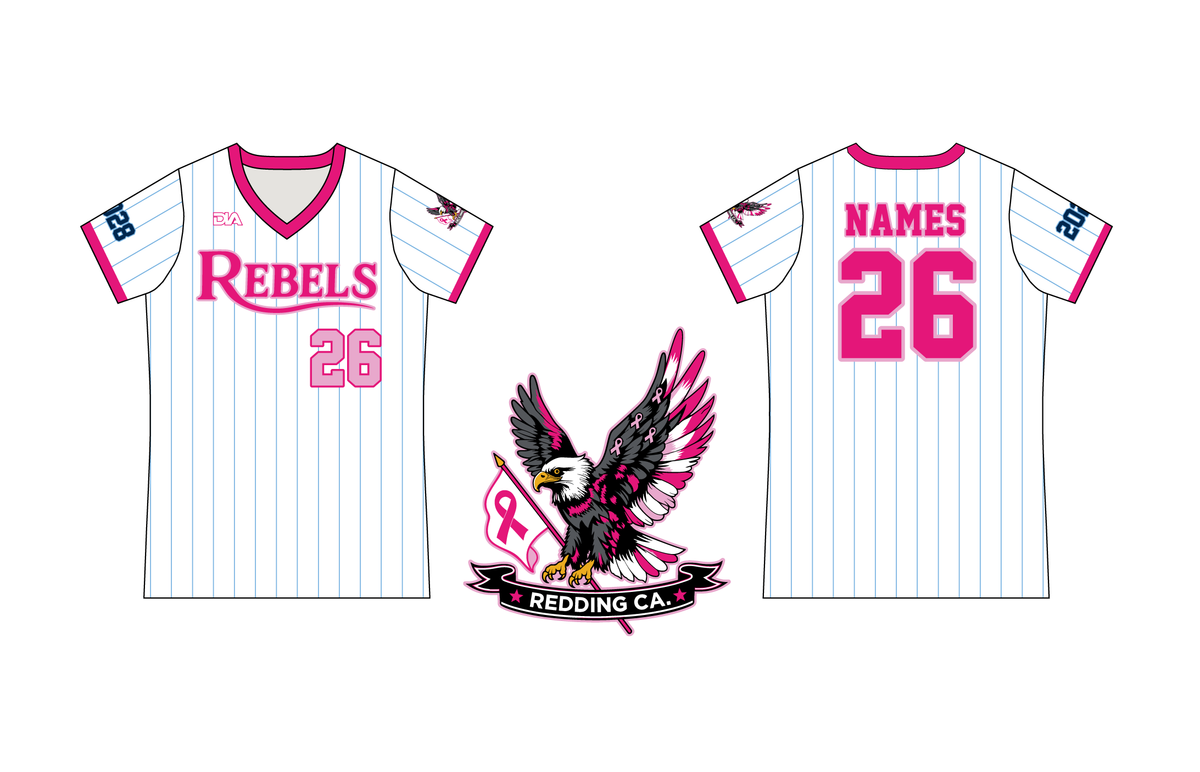 Redding Rebels BCA Baseline Pullover Jerseys 