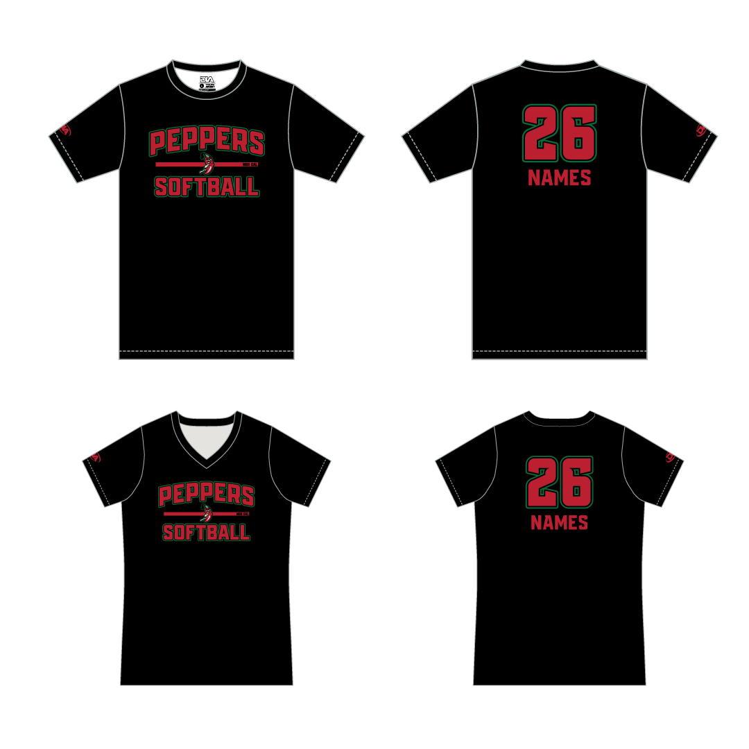 Nor Cal Peppers Baseline Dri-fit Tee 