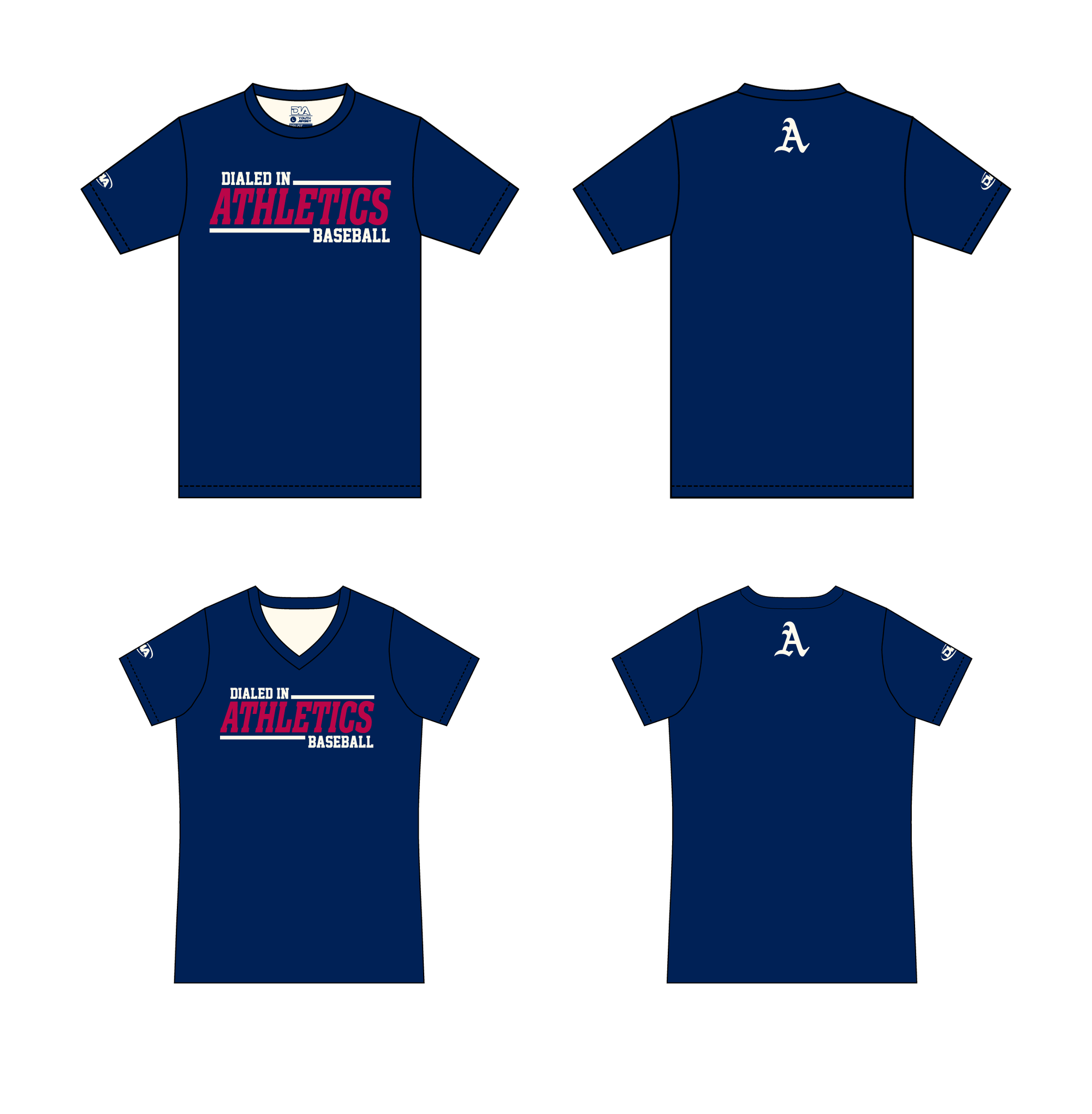 Athletics Baseball Baseline Dri-Fit Tee 