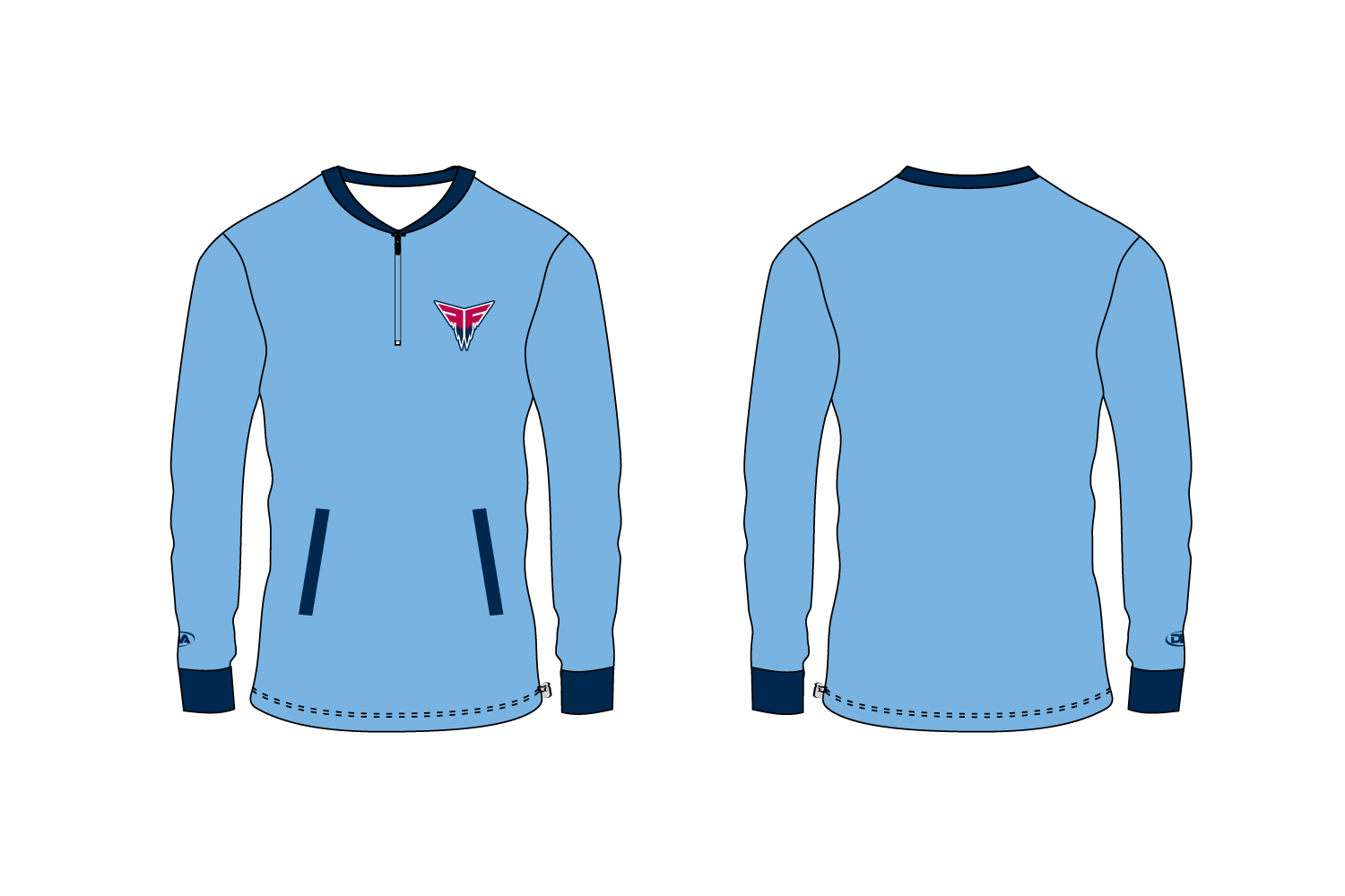 Flagstaff Freeze Long Sleeve Pro-Form Quarter Zip 