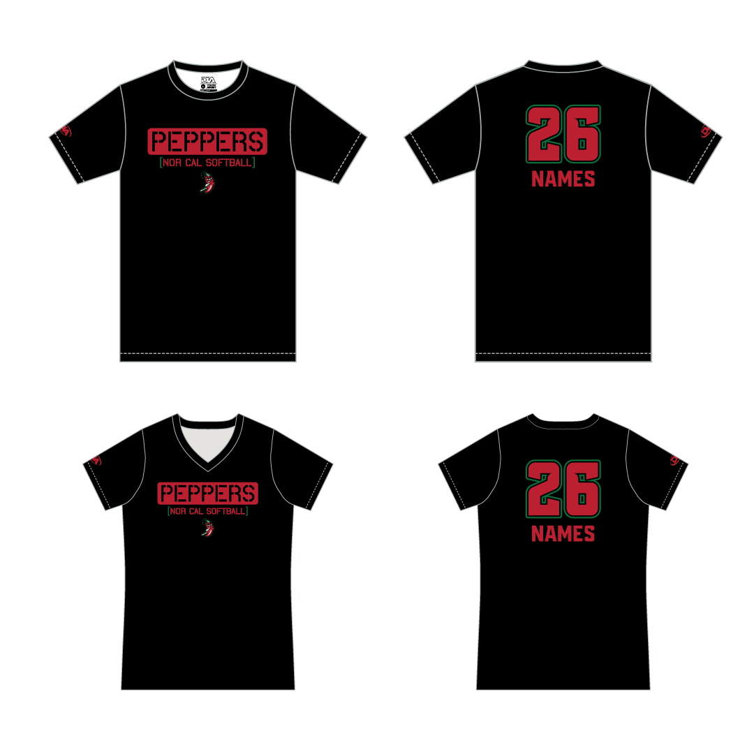 Nor Cal Peppers Baseline Dri-fit Tee 
