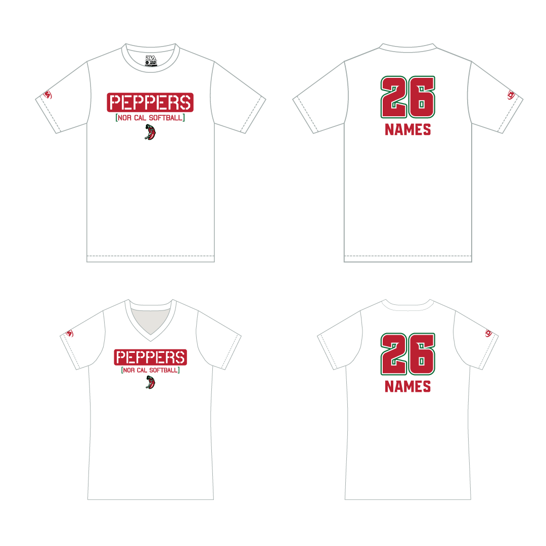 Nor Cal Peppers Baseline Dri-fit Tee 