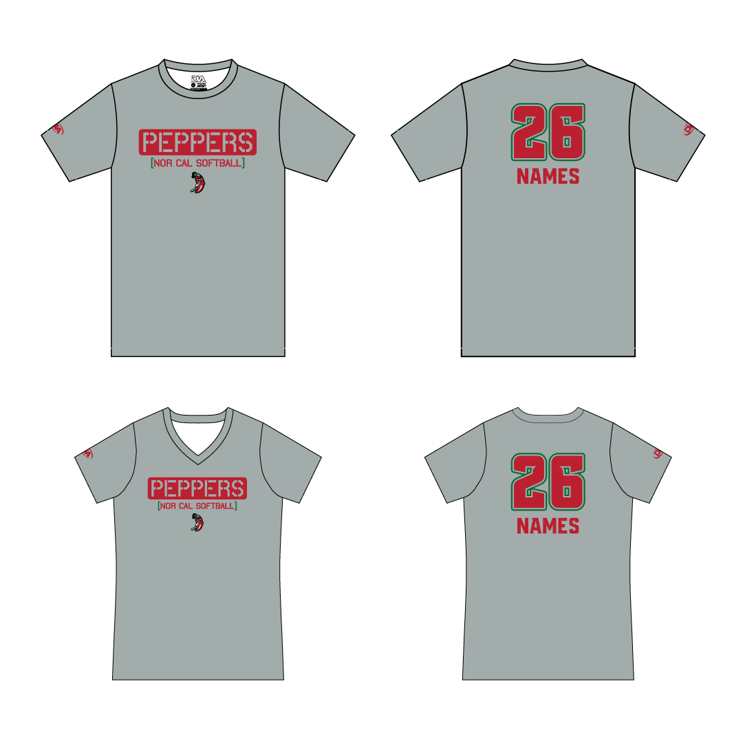 Nor Cal Peppers Baseline Dri-fit Tee 