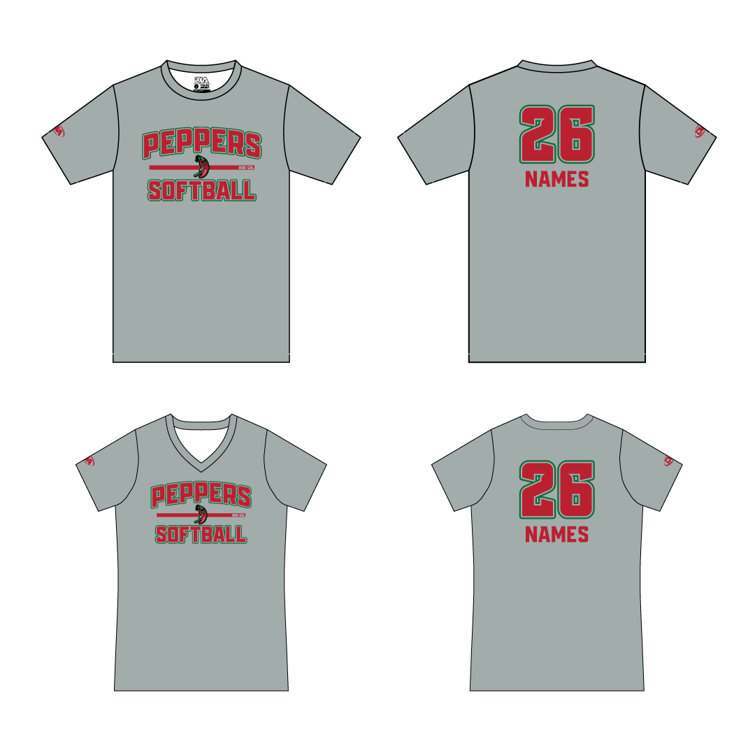Nor Cal Peppers Baseline Dri-fit Tee 