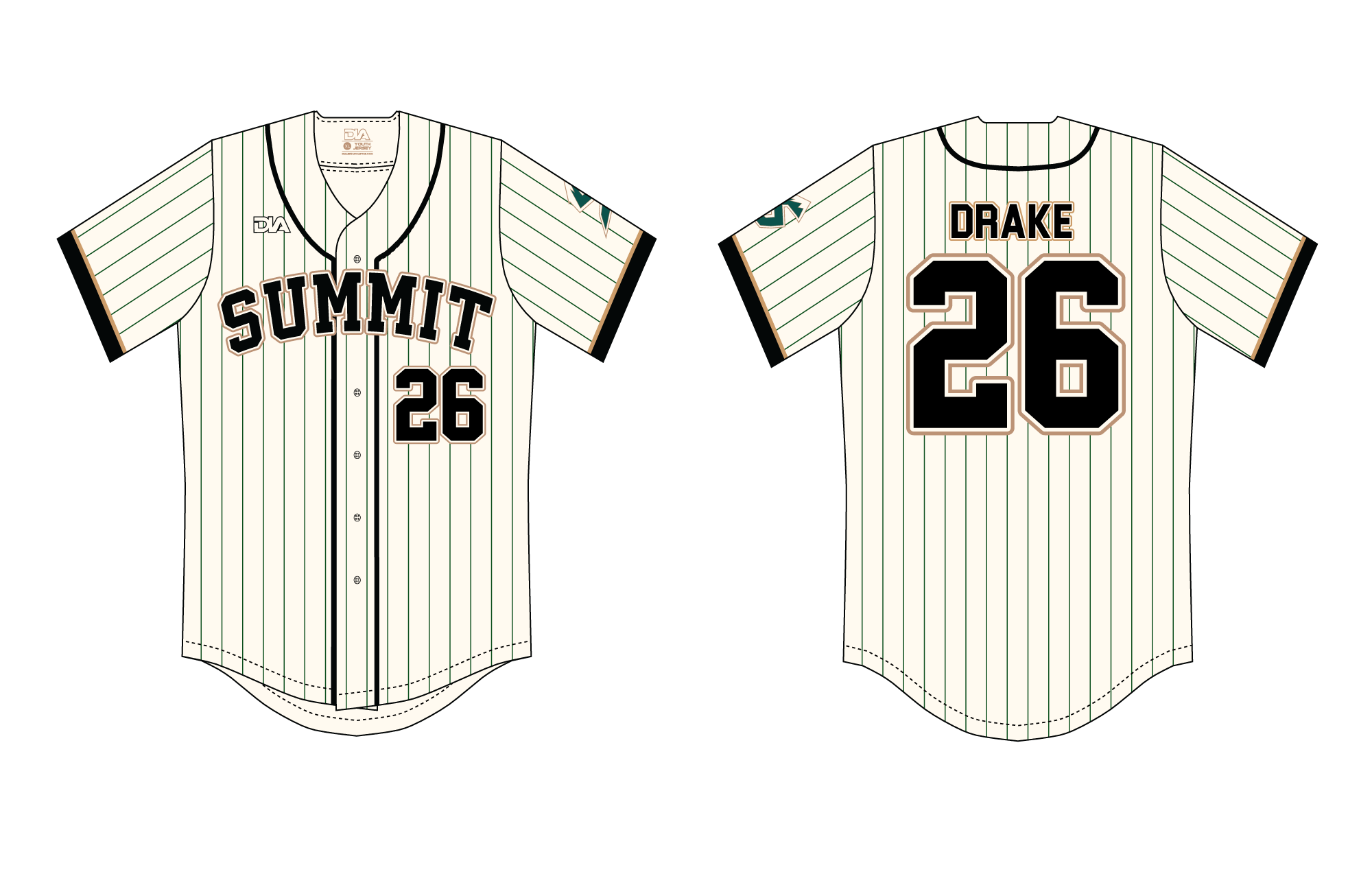 Summit Baseball Classic Button-Up Jersey 