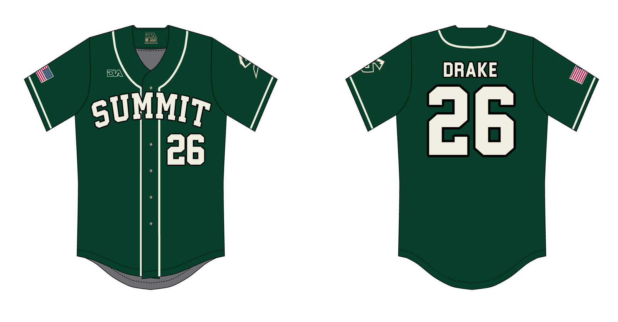 Summit Baseball Classic Button-Up Jersey 