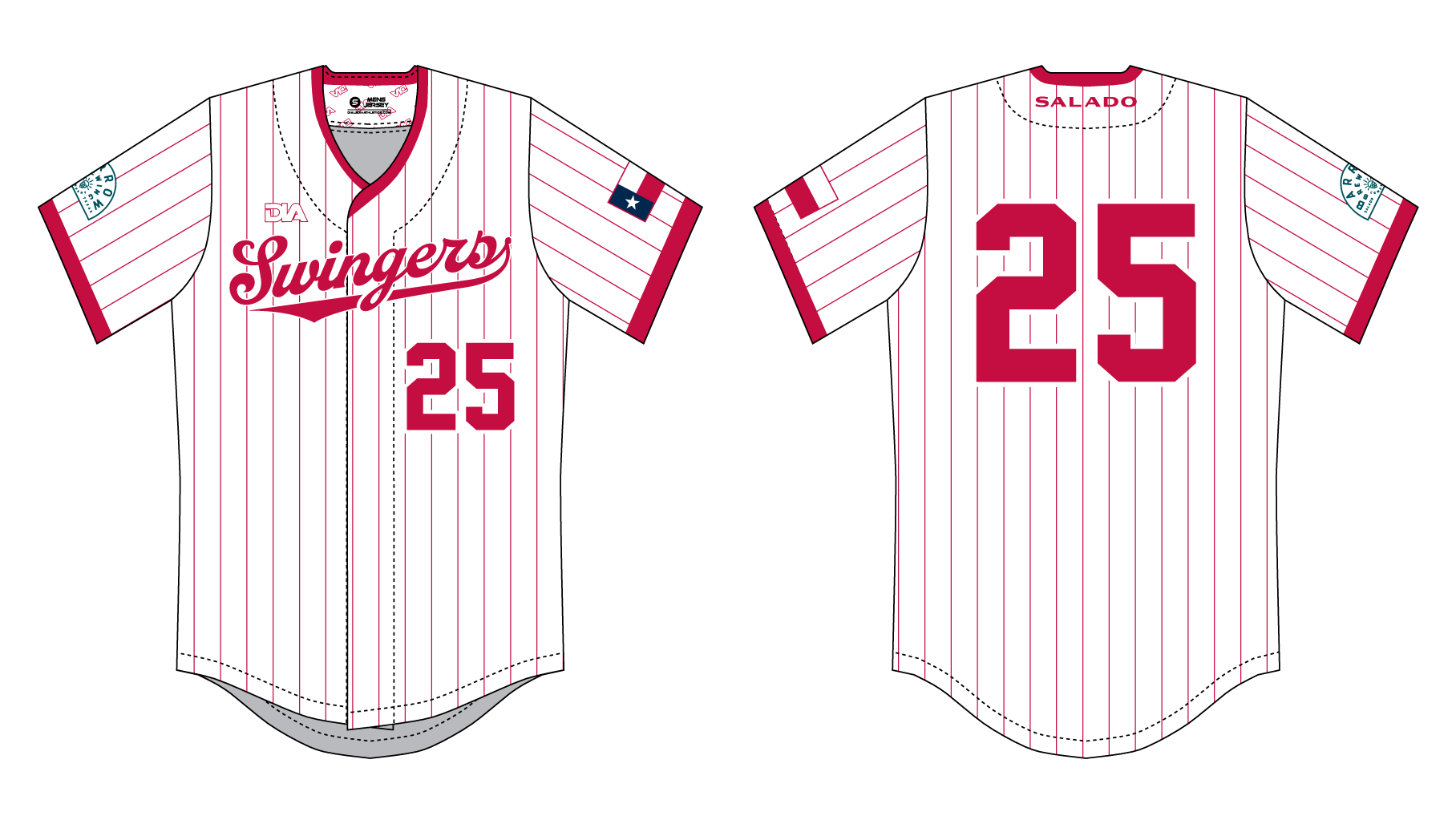 Salado Swingers Classic Button-Up Jersey 