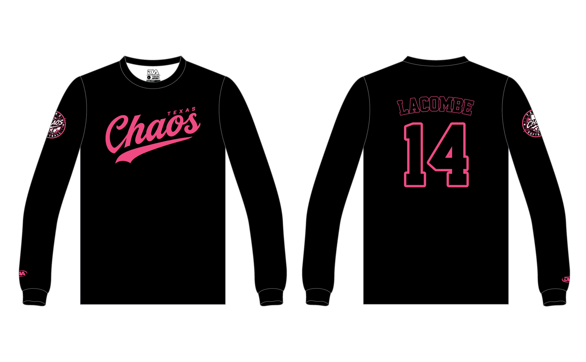 Texas Chaos Long Sleeve Baseline Dri-fit Tee 