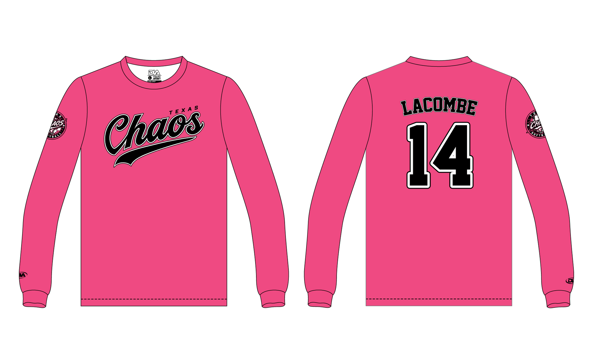 Texas Chaos Long Sleeve Baseline Dri-fit Tee 